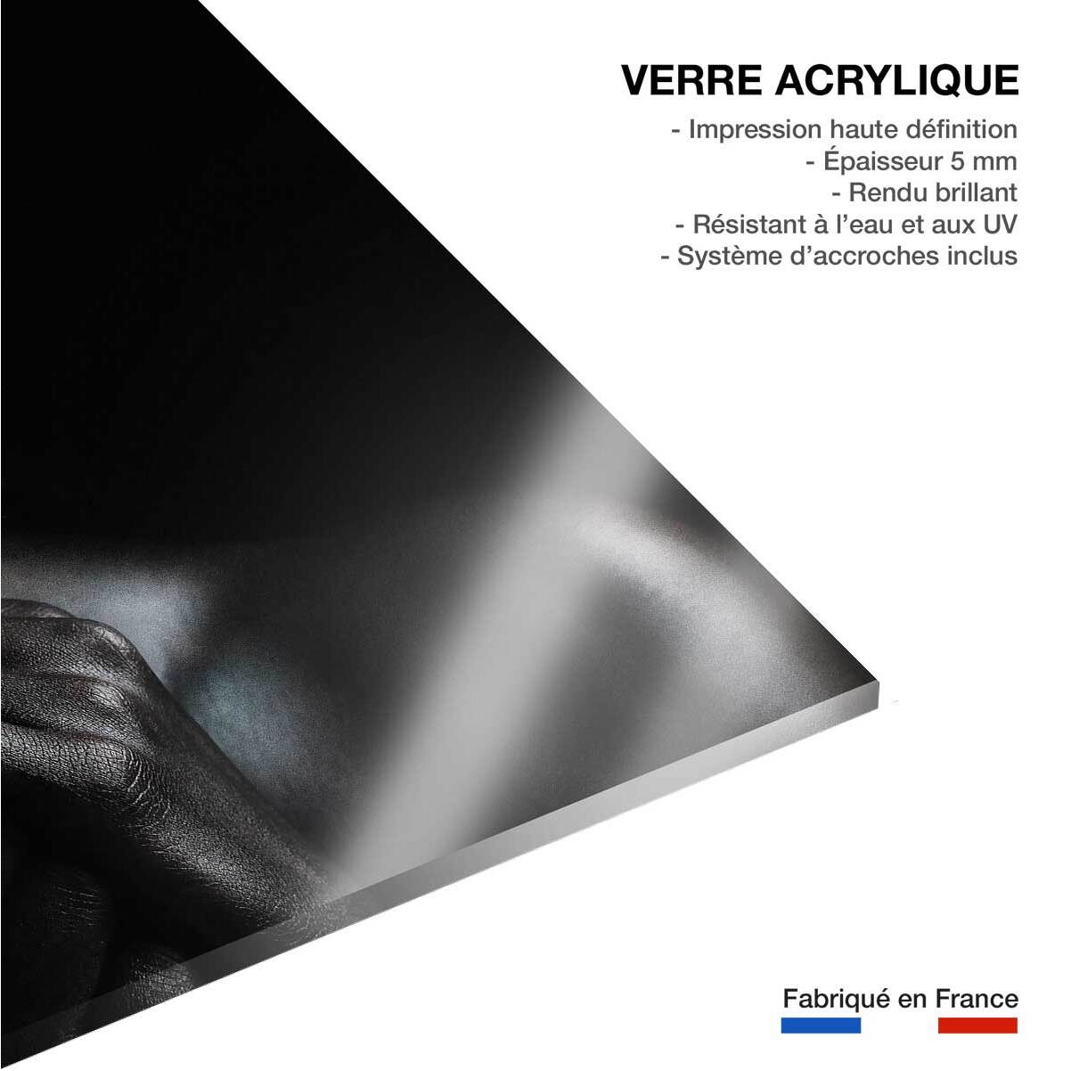 Tableau  d'art girl turquoise Tableau plexiglas