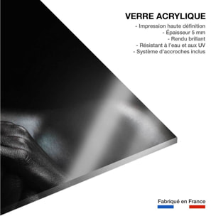 Tableau  d'art girl turquoise Tableau plexiglas