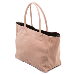 Annagrazia Borsa Shopper Donna.Pelle scamosciata autentica