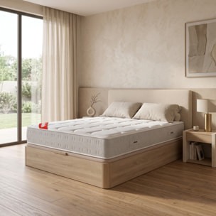 Colchón Muelles Ensacados + Canapé Abatible + Almohada Fibra | ENVIO, MONTAJE Y RETIRADA INCLUIDO | Wow