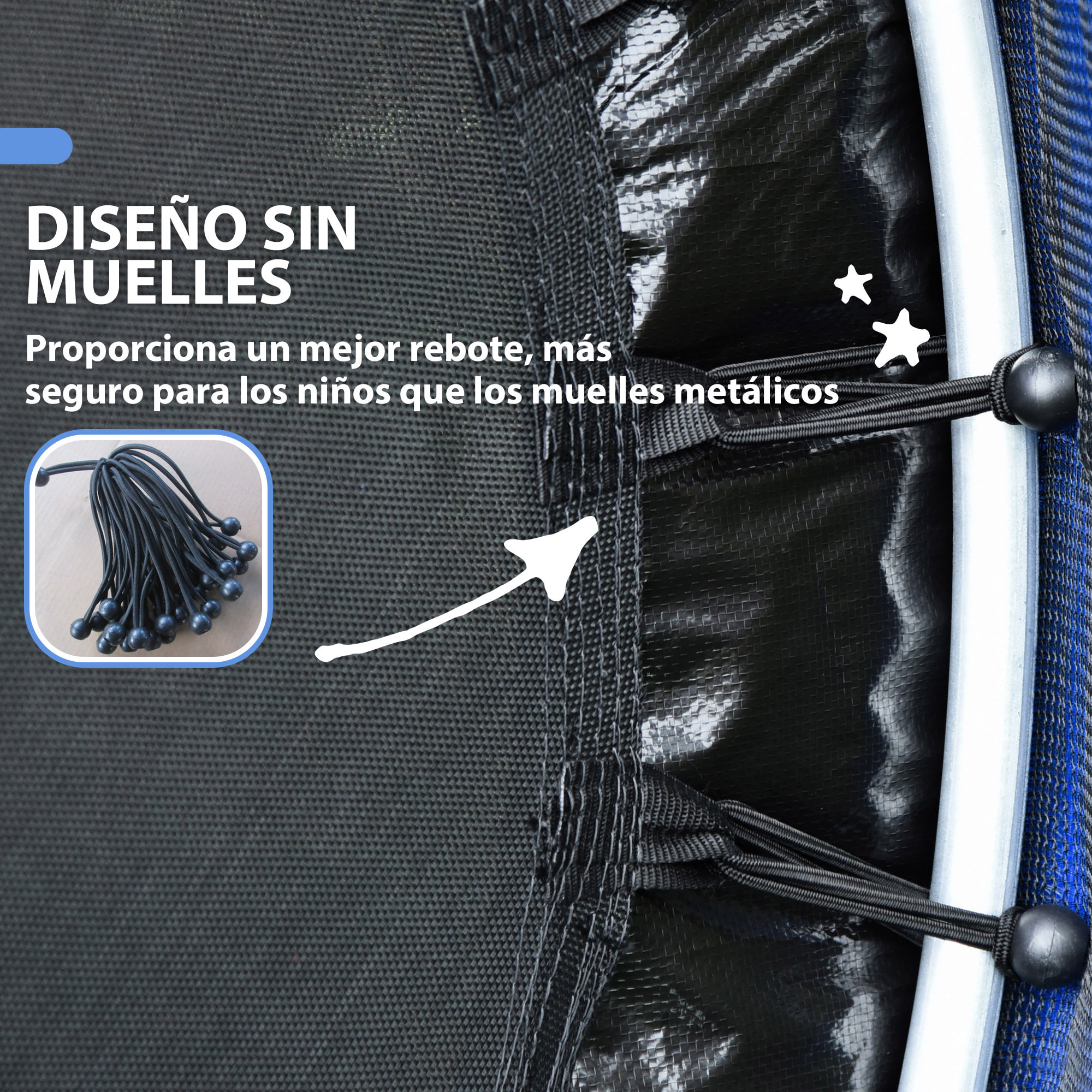 Cama Elástica Infantil Ø140x190 cm Trampolín para Niños de 3-6 Años con Red de Seguridad Carga 45 kg para Interior Multicolor