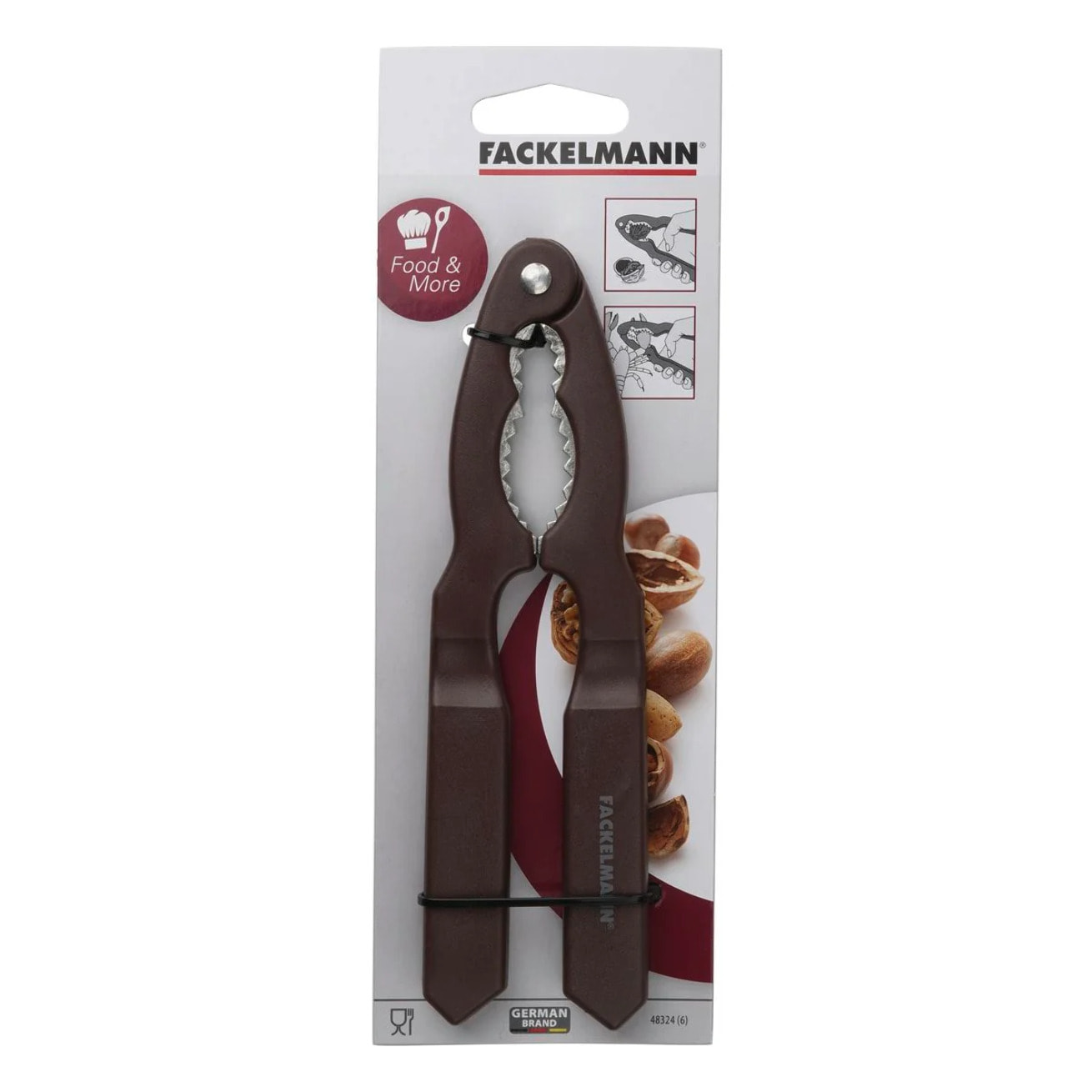 Casse-noix professionnel en aluminium set de 2 outils pour crustacés dimensions 18 x 5 x 1 cm Fackelmann Basic