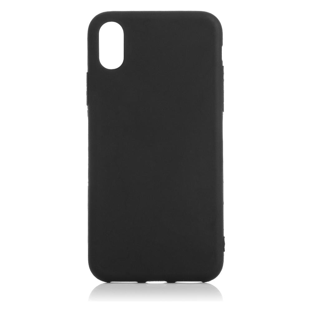 CARCASA DE TPU MATE NEGRA IPHONE X