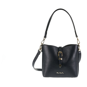 Borsa a spalla da donna Made in Italy - Modello Valeria Elite - 100% pelle - 22.0 x 19.5 x 10.5 cm