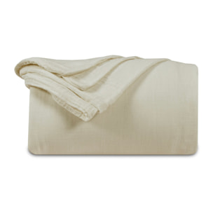 Housse de couette gaze de coton sable - LOUISE