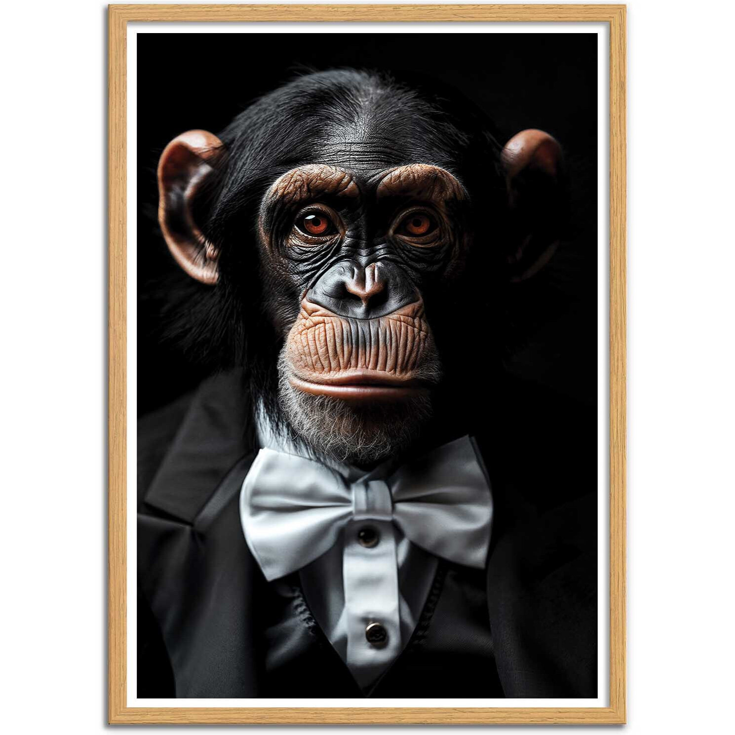 Affiche - Chimpanzee Wild Suits - Philippe Hugonnard