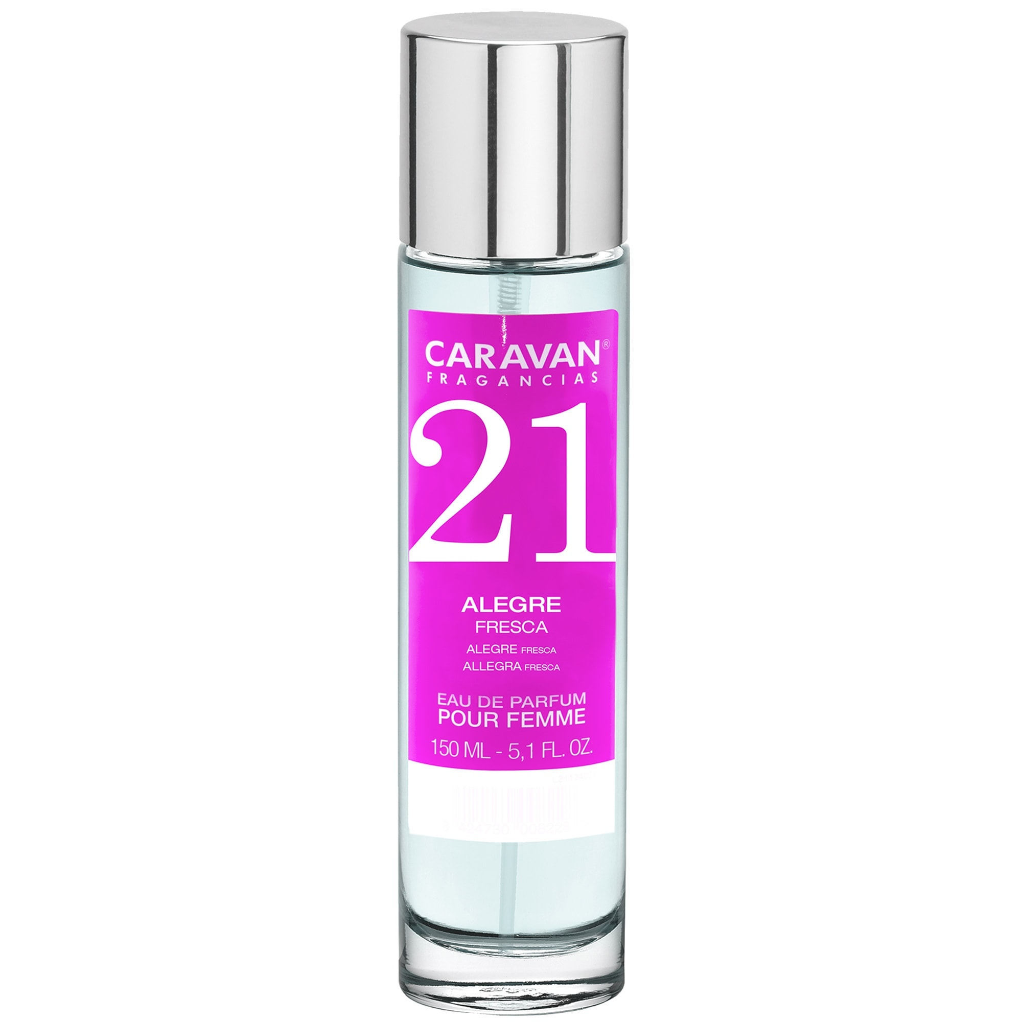 Set de 2 perfumes caravan para mujer nº23 y nº 21