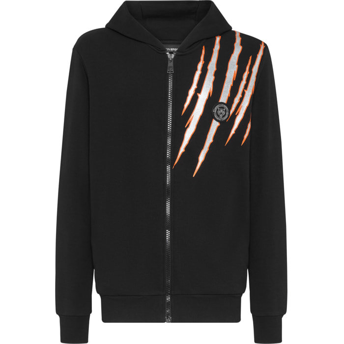 PLEIN SPORT Hooded Sweatjacket SCRATCH