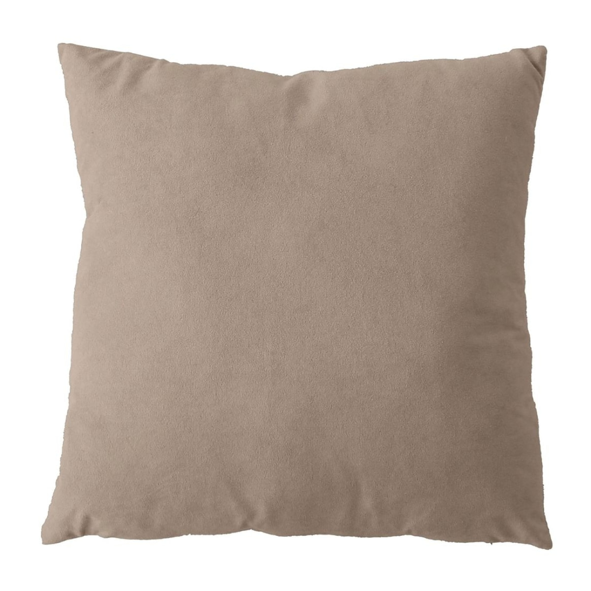 Coussin dehoussable en velours - Naturel