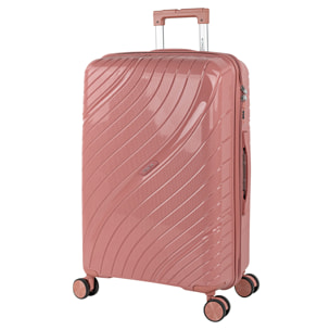 Maleta Pp Mediana Itaca Danubio Rosa