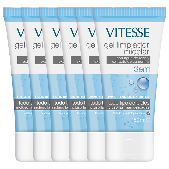 PACK 6X GEL MICELAR VITESSE