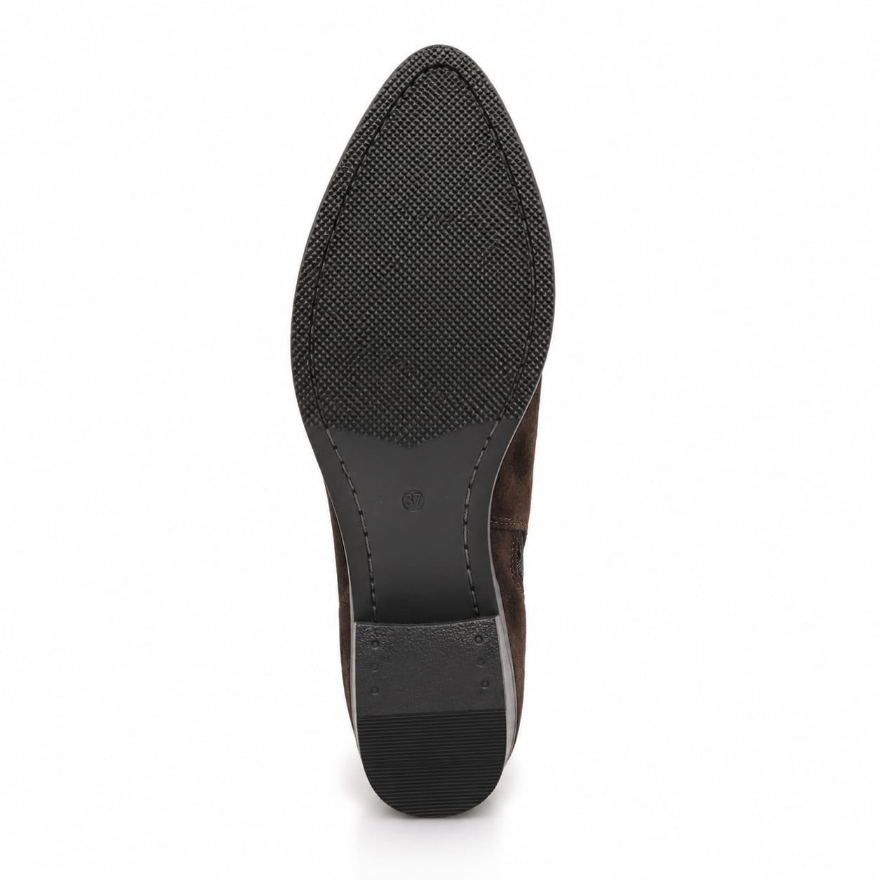 Texano basso in vera pelle scamosciata - tacco 5 cm