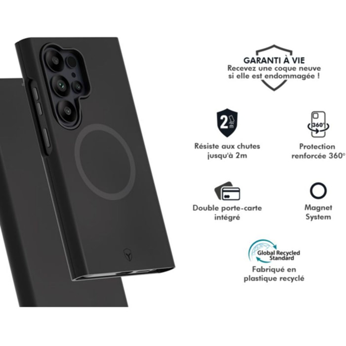 Coque FORCE CASE étui Magnet s26 ultra noir