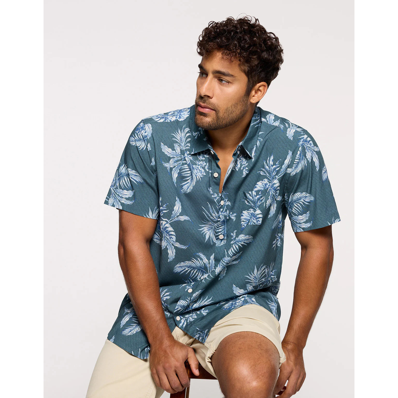 Camisa Manga Corta Verde - Jungleblue