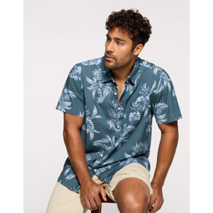 Camisa Manga Corta Verde - Jungleblue