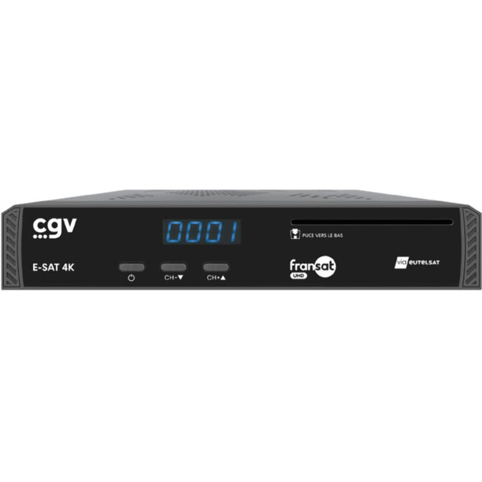 Décodeur satellite CGV FRANSAT E-SAT UHD 4K