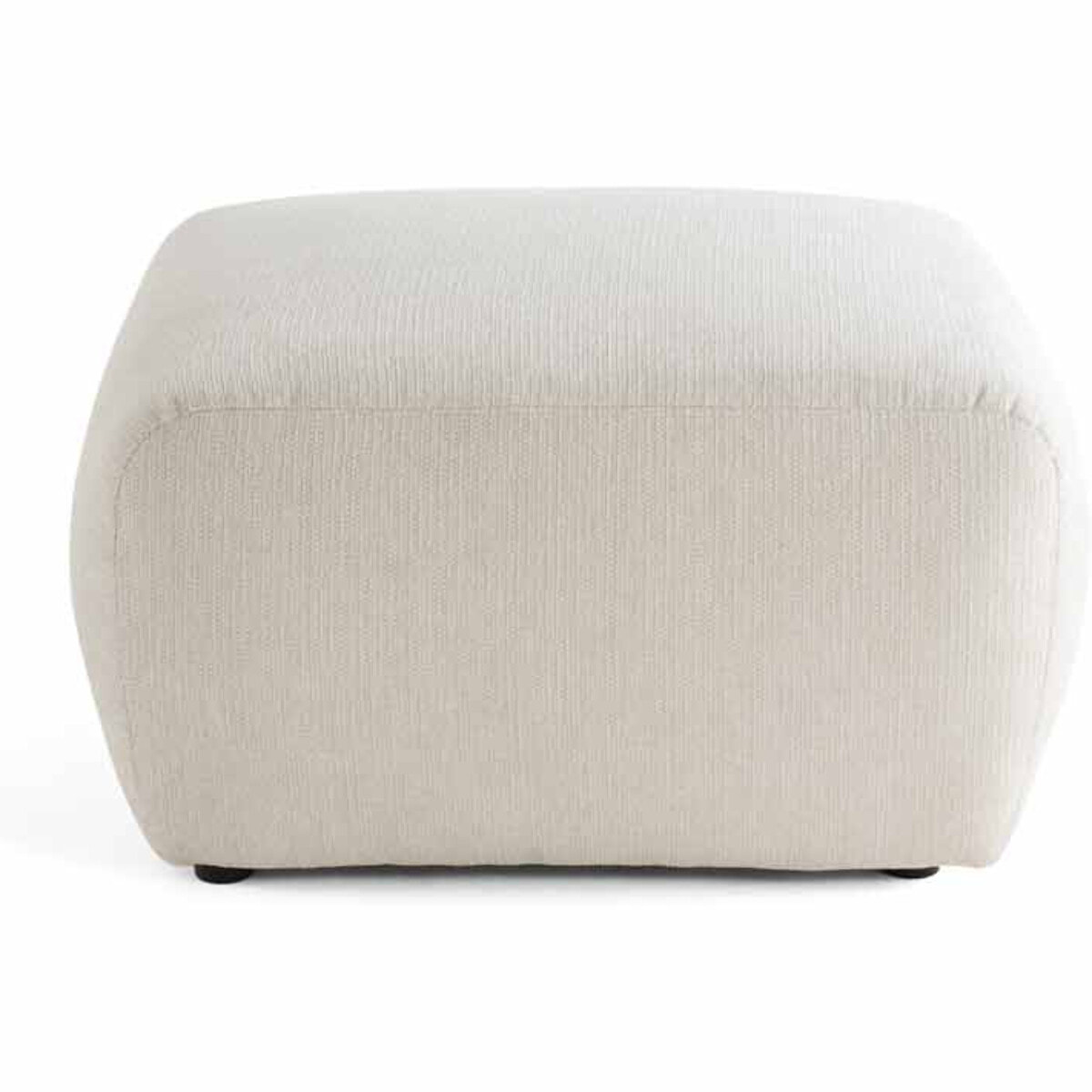 Sorrente - pouf - en tissu texturé - Beige