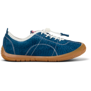 Zapatillas - CAMPER Peu Path Kids - Azul - Cuero nobuk