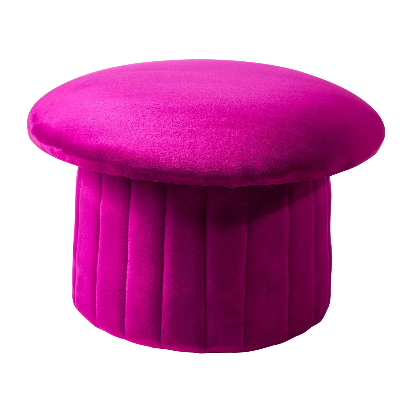 BOIS - POUF LARGE PURPLE - misura: 56X56X37,5 cm