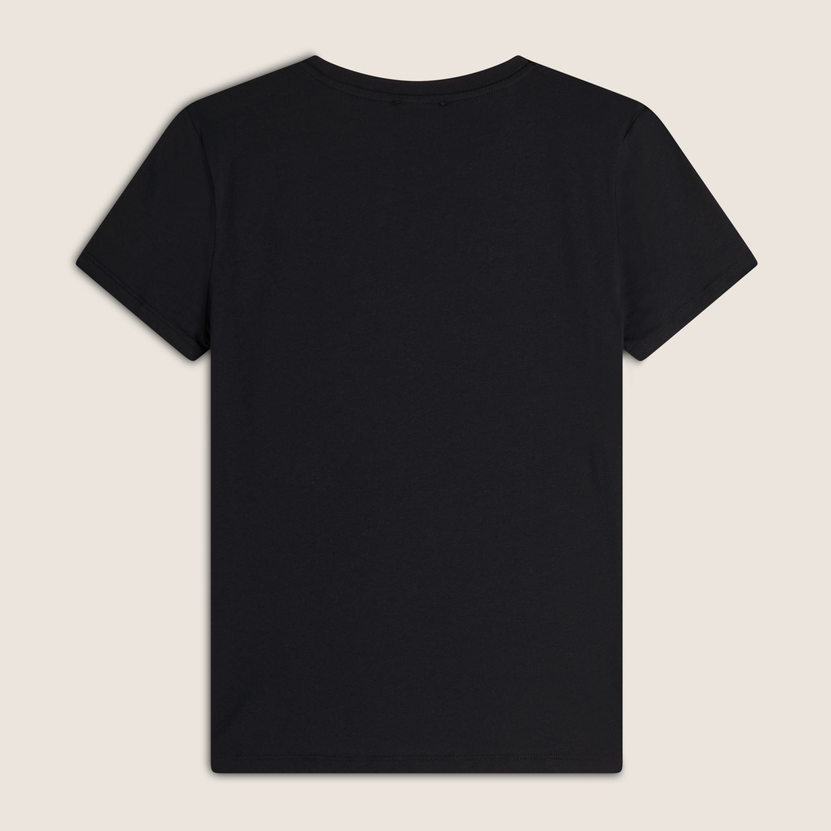 T-shirt donna in jersey con logo composto da borchie