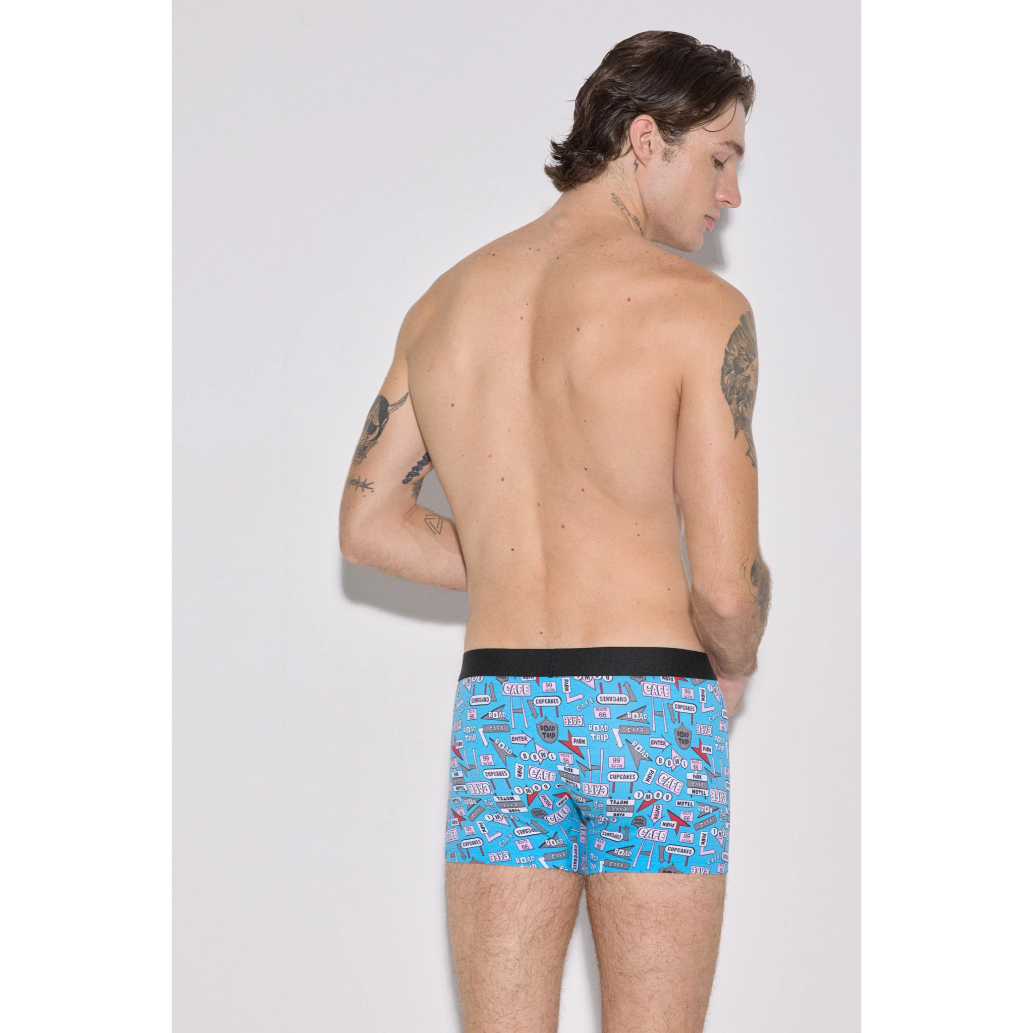 Confezione da 2 boxer Sockarrats con stampa segnaletica