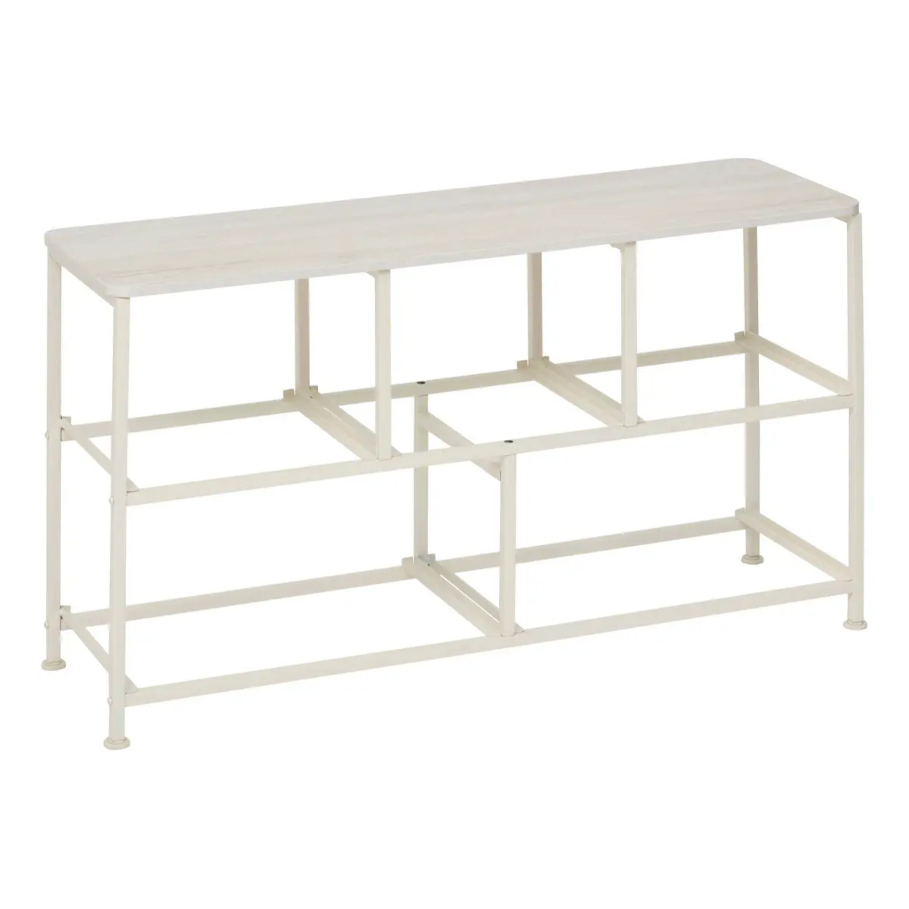 Commode basse Tissa beige 5 tiroirs