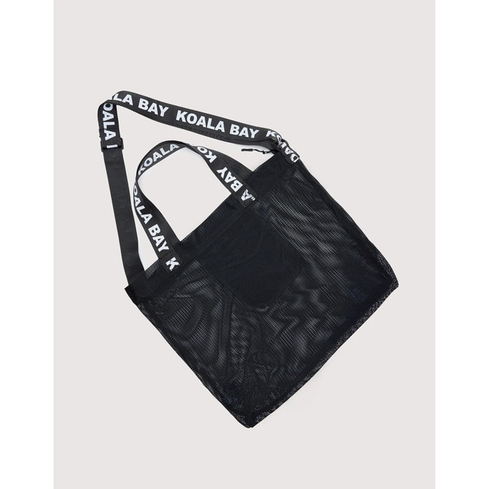 Shopping Bag Plegable Negro - Martinica