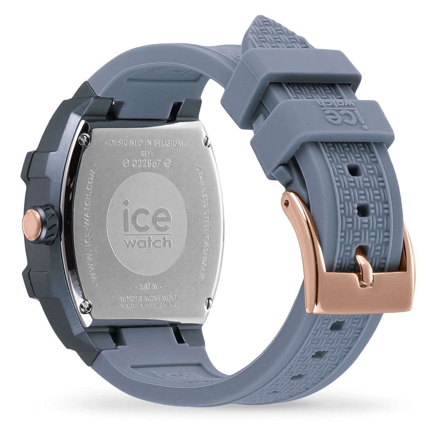 Reloj Ice 022867 Mujer Analogico Cuarzo con Correa de Silicona