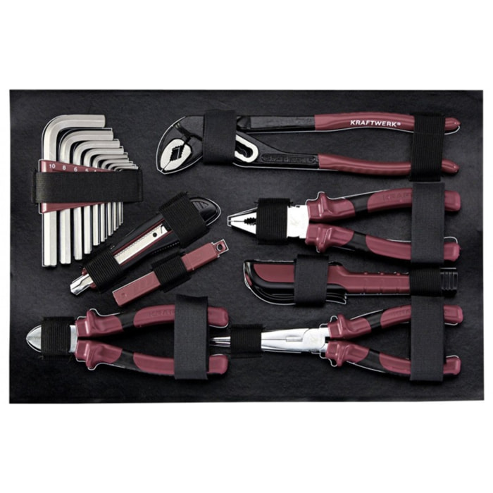 Coffret d'outils Pro-Line 1/4' KRAFTWERK 123 pièces - 3944