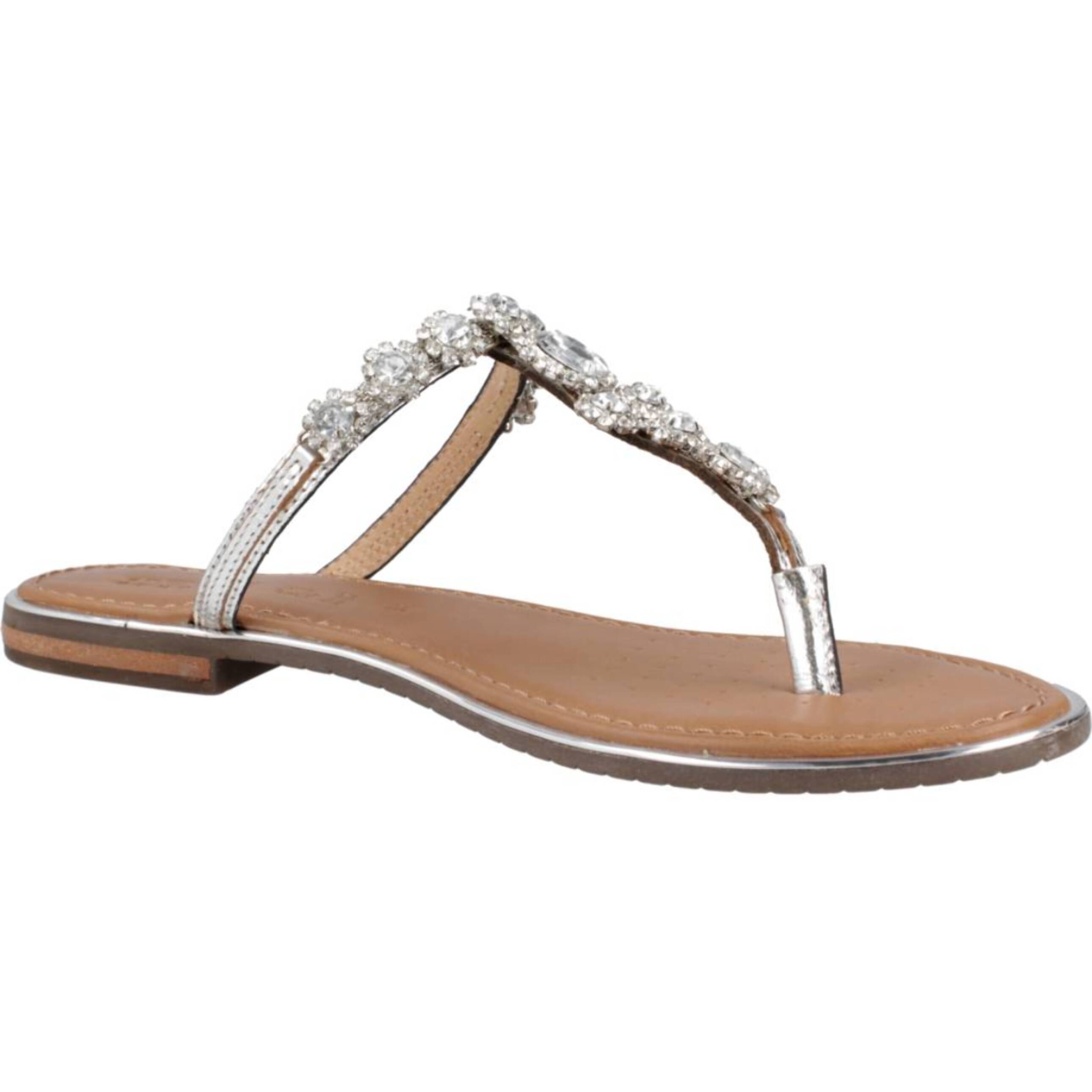 Sandalias Mujer de la marca GEOX  modelo D SOZY PLUS Silver