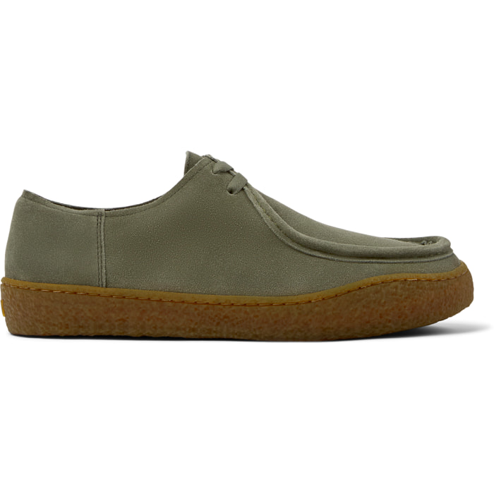 Scarpe stringate - CAMPER Peu Terreno - Verde - Pelle scamosciata
