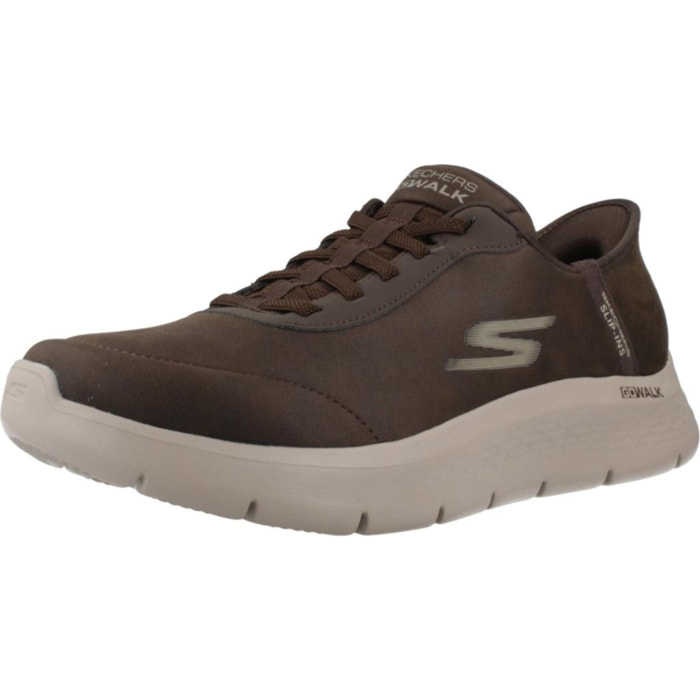 Sneakers De  Hombre Slip - Ins Go Walk Flex - Smoot Marron