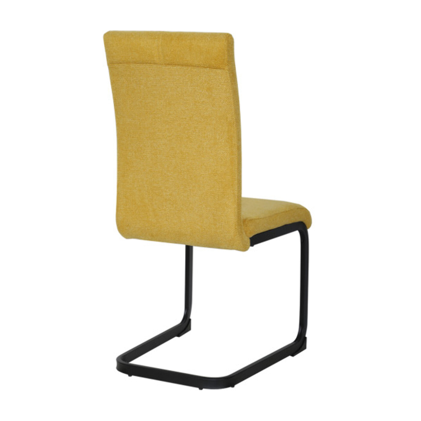 Chaise en tissu avec pied luge en métal - FABIO