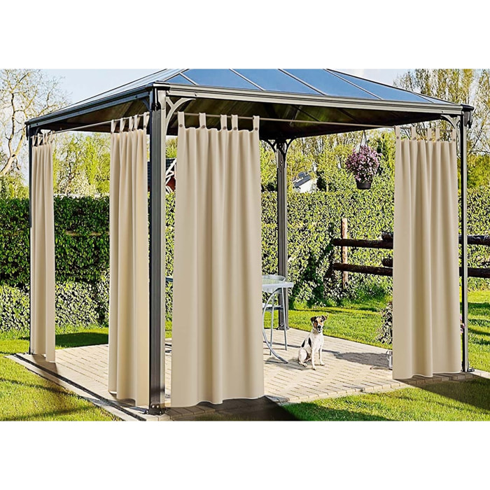 Tenda Gazebo Per Esterno Passanti Con Bottoni Modello Springfield
