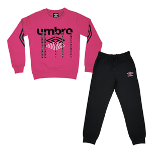 Tuta Ragazza UMBRO 8 / 16 Anni Cotone Felpato Invernale