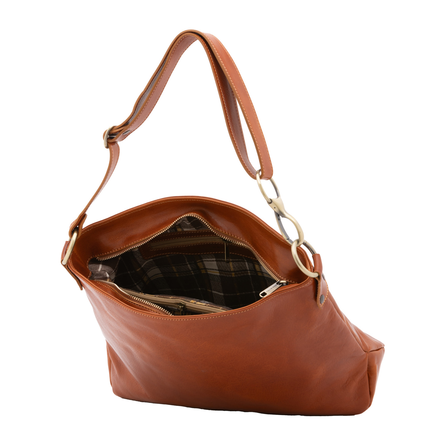 Borsa a spalla  da donna In Vera pelle Made in Italy 38x29x11 cm