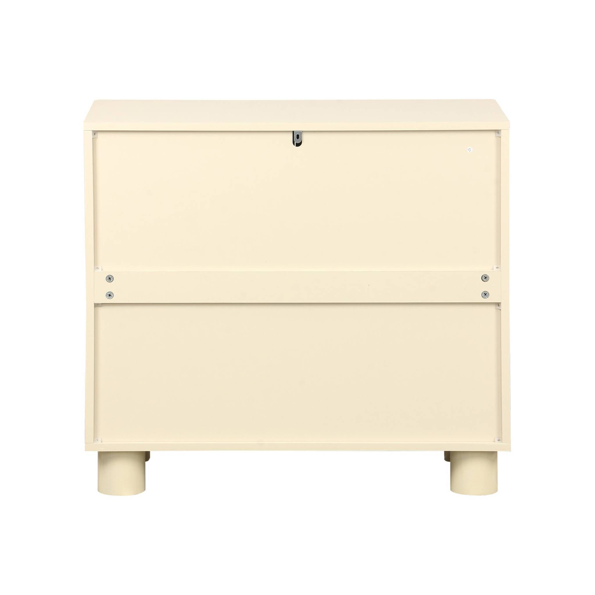 Buffet décor bois 2 portes réversibles 80cm PONDI