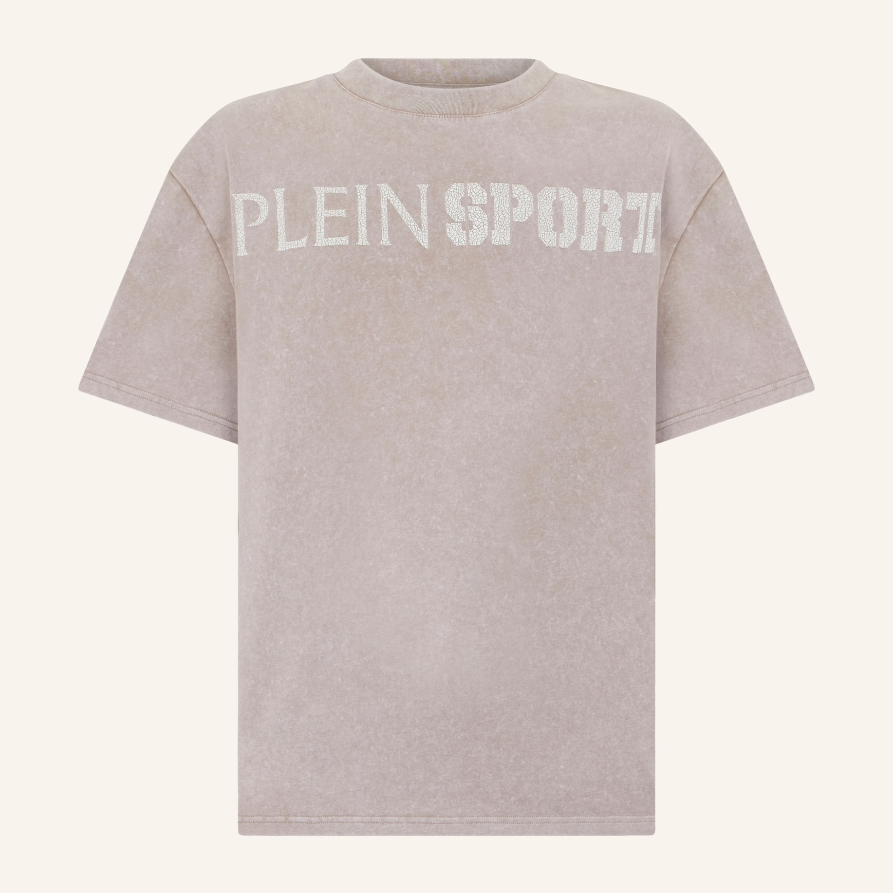 PLEIN SPORT Camiseta de cuello redondo y manga corta SCRATCH