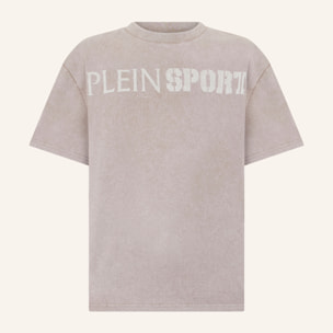 PLEIN SPORT Camiseta de cuello redondo y manga corta SCRATCH