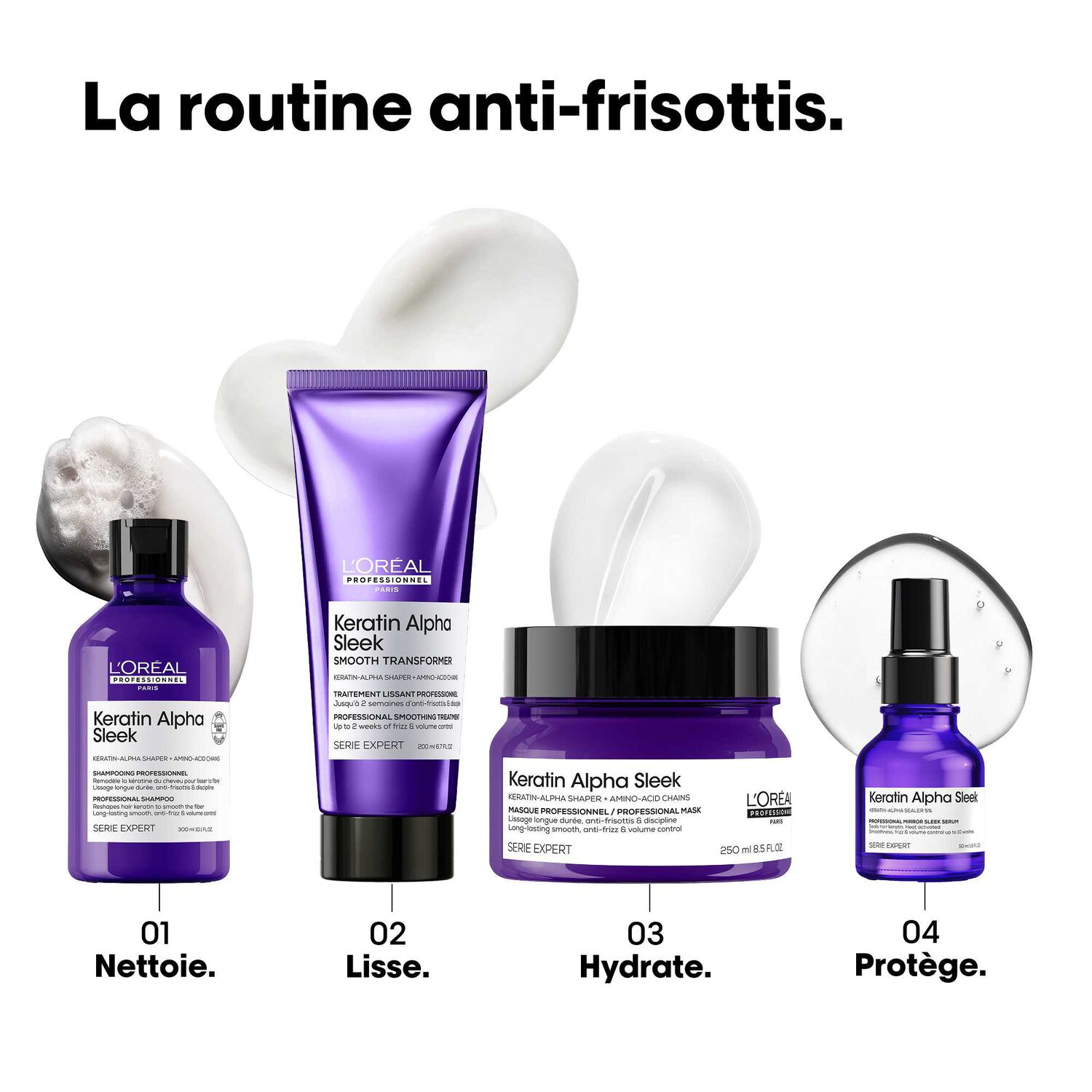Keratin Alpha Sleek - Sérum à la Kératine
