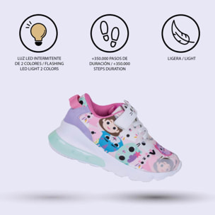 Zapatilla deportiva infantil suela ligera "Gabby´s Dollhouse"
