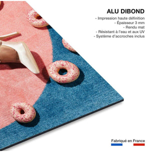 Tableau rose Pink Pique-Nique Tableau alu Dibond