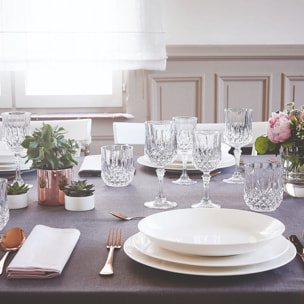 4 calici 25 cl Longchamp- Cristal d'Arques