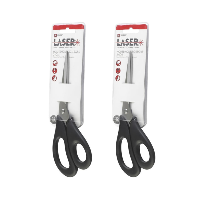 Laser - Juego de 2 tijeras universales