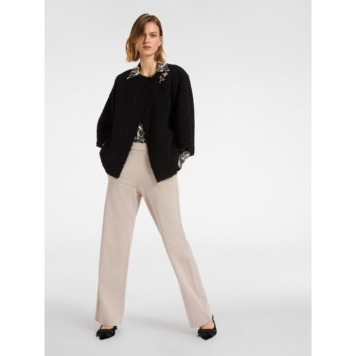 Elena Mirò - Pantaloni pull on in jersey - Beige