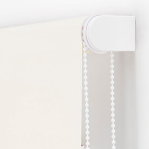 Well home estor enrollable translúcido liso - blanco roto, 180 x 110cm (ancho x largo)/tamaño de la tela 177 x 105cm