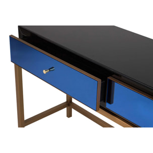 Consola Espejo Acero Inoxidable Prestine 140x42x73 Cm