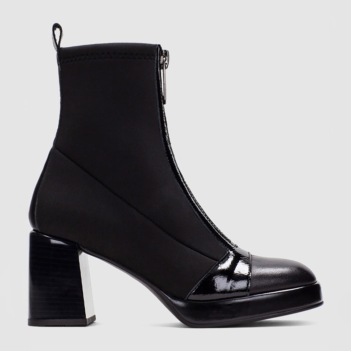 Botin Tokio Negro 7 cm