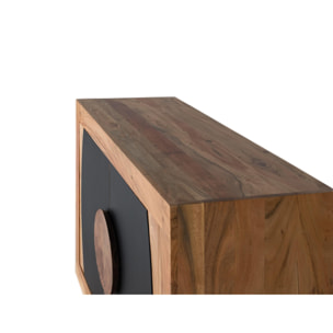 Aparador de Madera de Acacia Estilo Rústico Contemporáneo