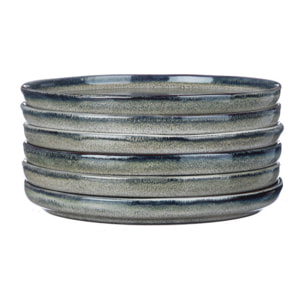Assiette ZEN Ø17cm - 6 pièces - Natural
